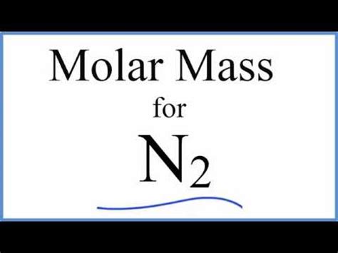 Learn how to calculate the molecular mass of nitrogen using its atomic mass and molecular formula. The molecular mass of nitrogen is 28.02 u.